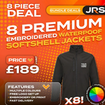 8x Embroidered Waterproof Softshell Jackets Bundle Deal - thumbnail 1