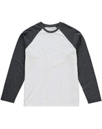Vanilla Mens L/S Baseball Raglan - VN104M