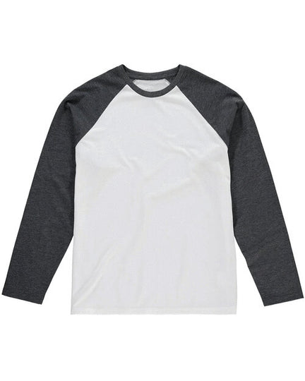 Vanilla Mens L/S Baseball Raglan - VN104M