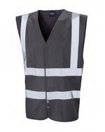 Leo Workwear Pilton Coloured Reflective Waistcoat (Cont) - thumbnail 4