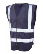 Leo Workwear Pilton Coloured Reflective Waistcoat (Cont) - thumbnail 7