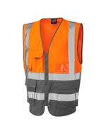 Leo Workwear Lynton Iso 20471 Cl 1 Superior Vest - thumbnail 4