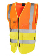 Leo Workwear Lynton Iso 20471 Cl 1 Superior Vest - thumbnail 7