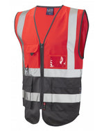 Leo Workwear Lynton Iso 20471 Cl 1 Superior Vest - thumbnail 9