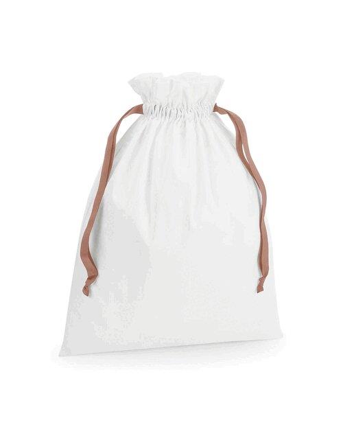 Westford Mill Cotton Gift Bag With Ribbon Drawstring