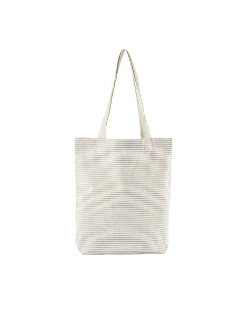 Westford Mill Striped Organic Cotton Tote
