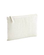 Westford Mill Striped Organic Cotton Accessory Pouch - thumbnail 1