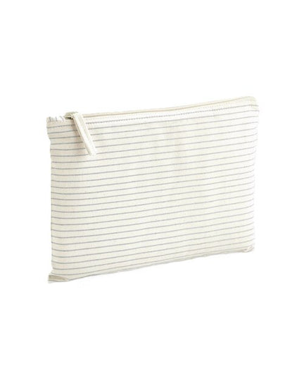 Westford Mill Striped Organic Cotton Accessory Pouch