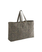 Westford Mill Leopard Print Canvas Oversized Tote Bag