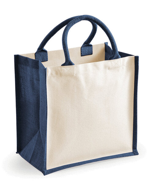 Westford Mill Printers Midi Jute Tote