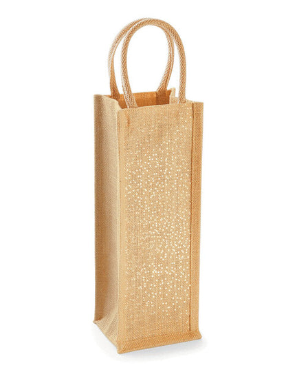 Westford Mill Shimmer Jute Bottle Bag