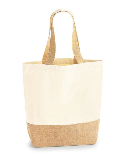 Westford Mill Jute Base Canvas Shopper