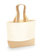 Westford Mill Jute Base Canvas Tote