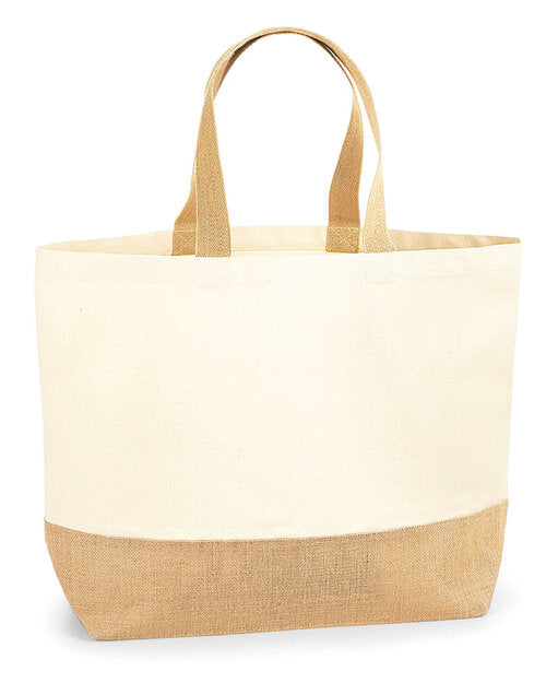 Westford Mill Jute Bass Canvas Tote Xl