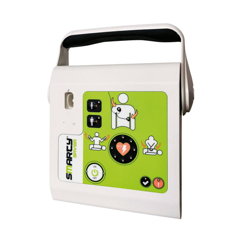 Smarty Saver Fully Automatic Defibrillator With Sturdy Defibrillator Case Sm1b1002