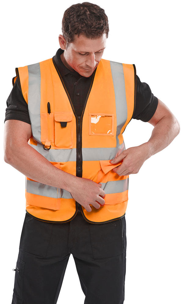 B-Seen Hi-vis Executive Id Vest