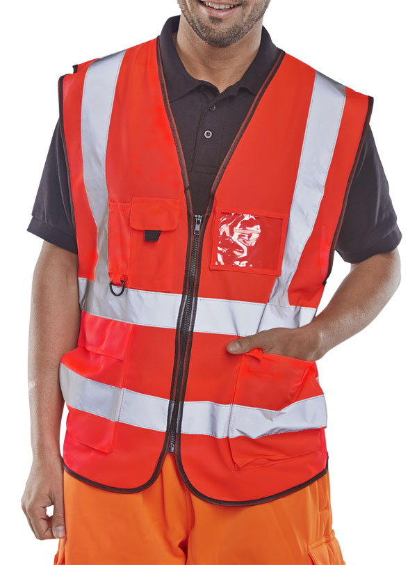 B-Seen Hi-vis Executive Id Vest