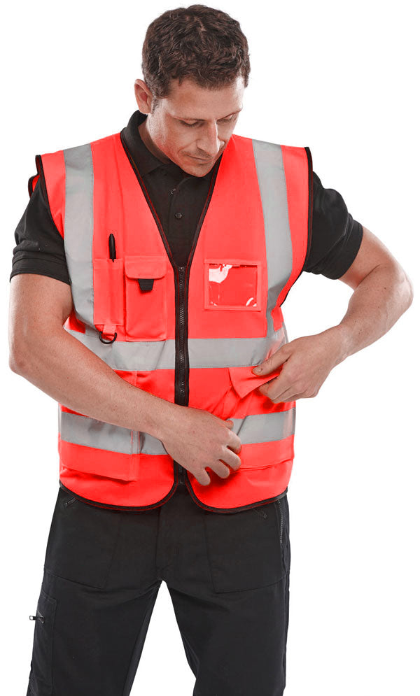 B-Seen Hi-vis Executive Id Vest