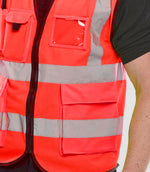 B-Seen Hi-vis Executive Id Vest - thumbnail 8