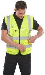 B-Seen Hi-vis Executive Id Vest - thumbnail 4
