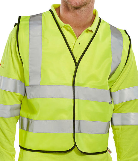 B-Seen Hi-Vis Vest Short Length