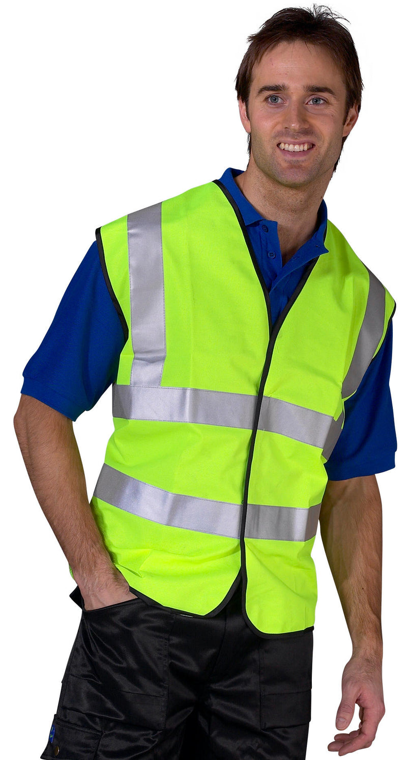 B-Seen Essential Bulk Buy Hi-Vis Vest (Pack of 100)