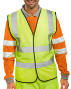 B-Seen Essential Bulk Buy Hi-Vis Vest (Pack of 100)