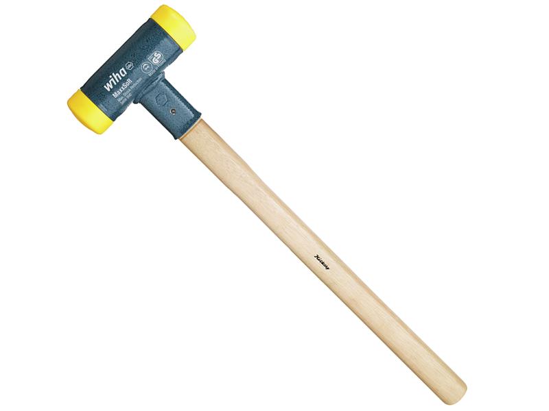 Wiha Soft-Face Dead-Blow Hammer, Hickory Handle 1710g