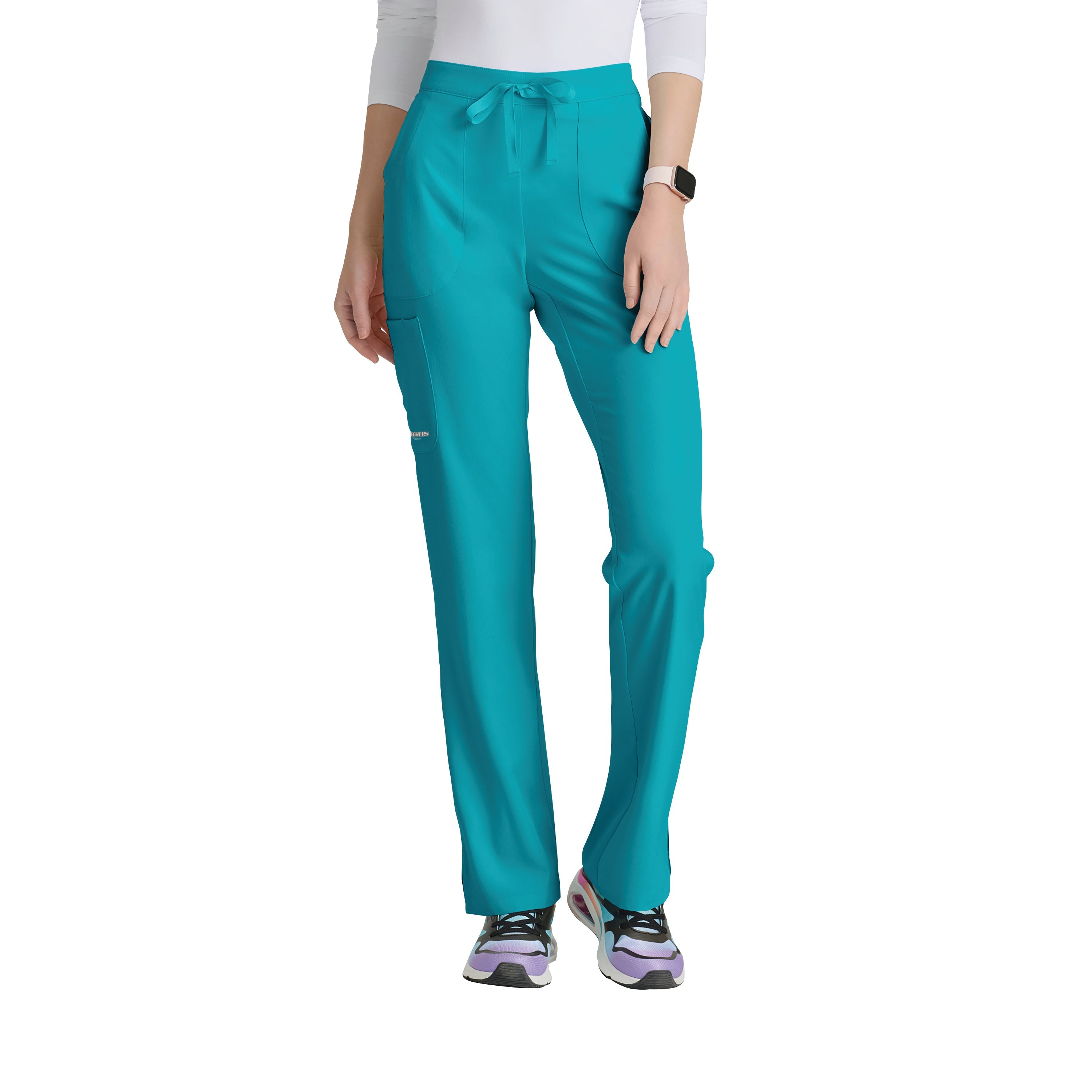 Skechers Female Reliance Mid-rise Trousers Teal Blue 5xl Sk201/teal/5xl