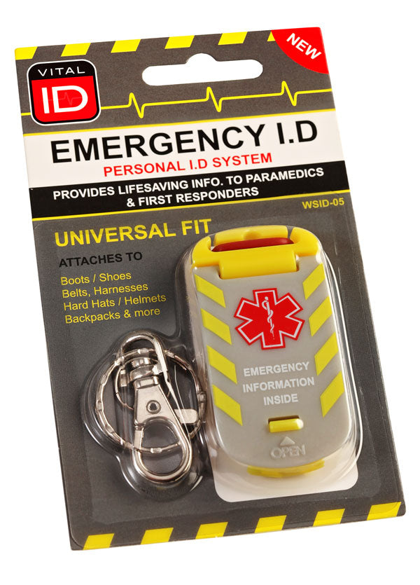 Vital ID Id Emergency Universal Fit Tag