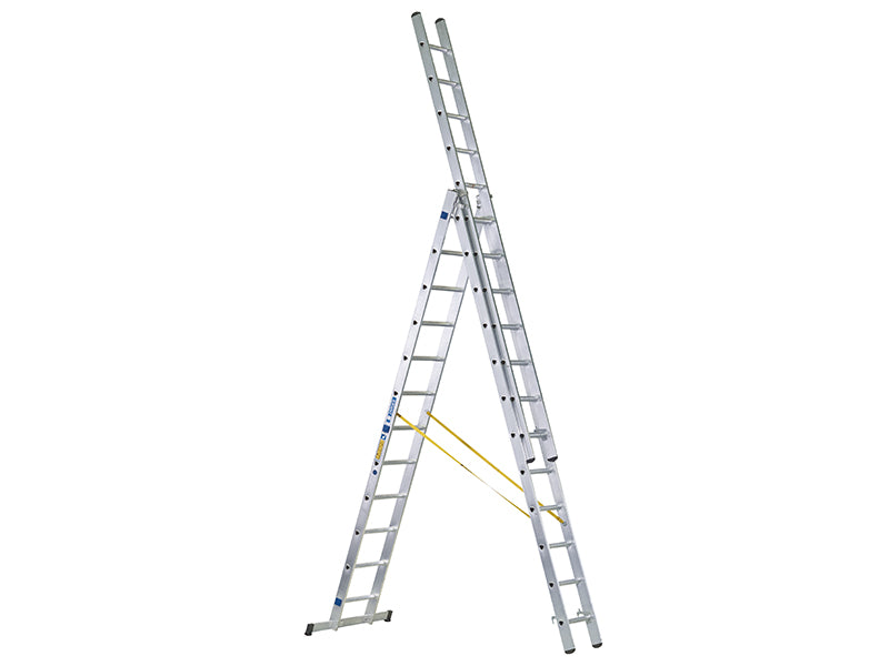 Zarges D-Rung Combination Ladder, 3-Part