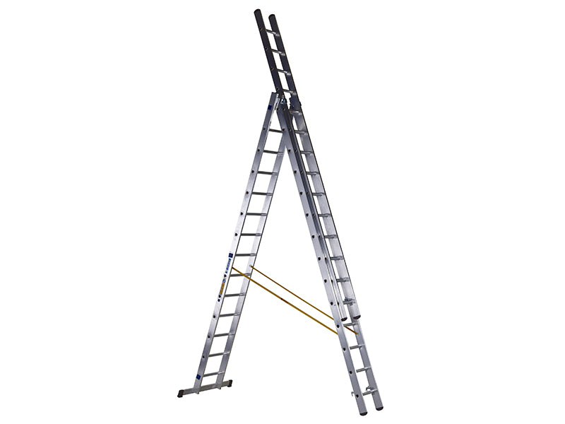 Zarges D-Rung Combination Ladder, 3-Part