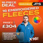 16x Embroidered Regatta Fleece Jackets Bundle Deal - Free Company Logo - thumbnail 1