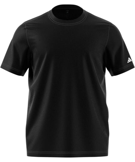 Basic Adidas blank t-shirt in solid black, made from soft, comfortable cotton.