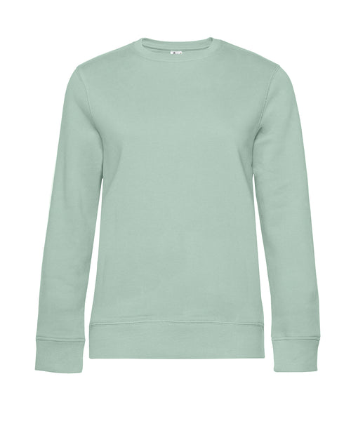 B&C Collection Queen crew neck sweatshirt B010F in aqua green