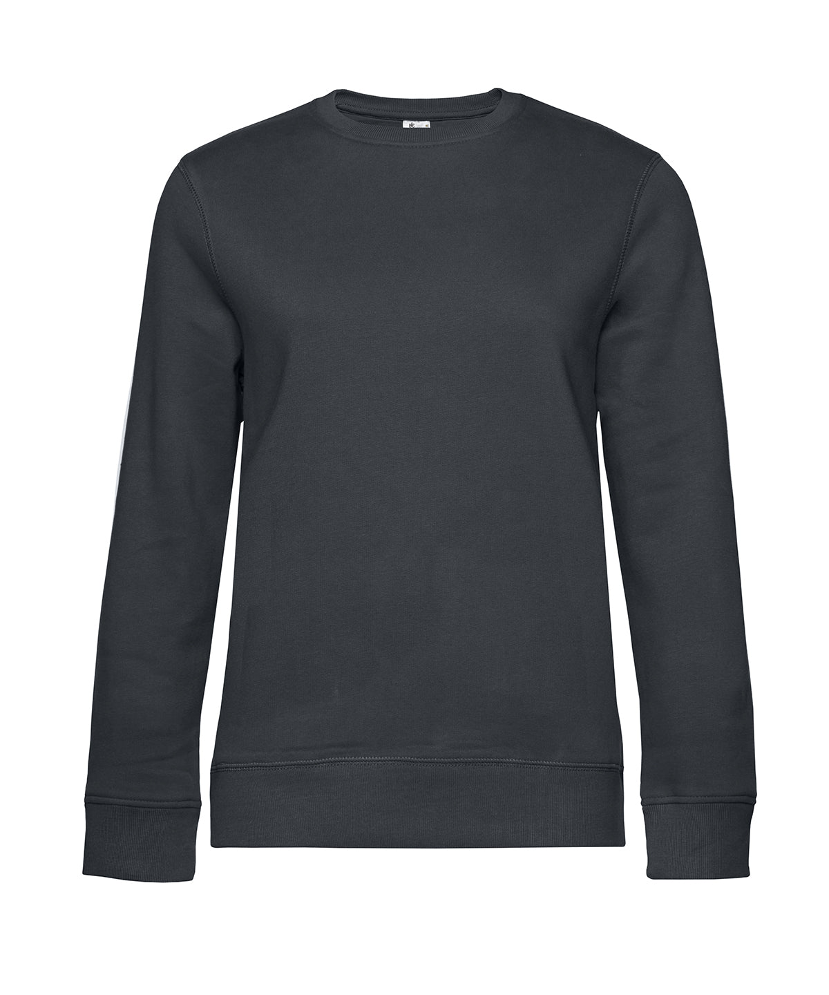 B&C Collection Queen crew neck sweatshirt B010F in asphalt