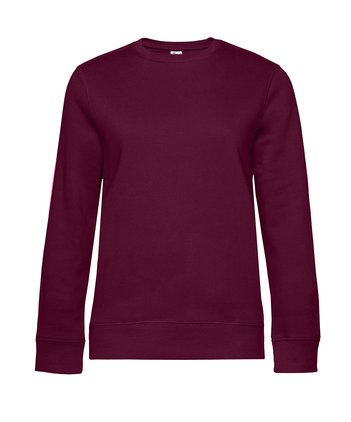 B&C Collection Queen crew neck sweatshirt B010F in dark cherry