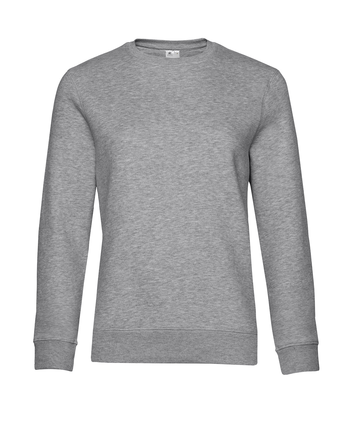 B&C Collection Queen crew neck sweatshirt B010F in heather grey