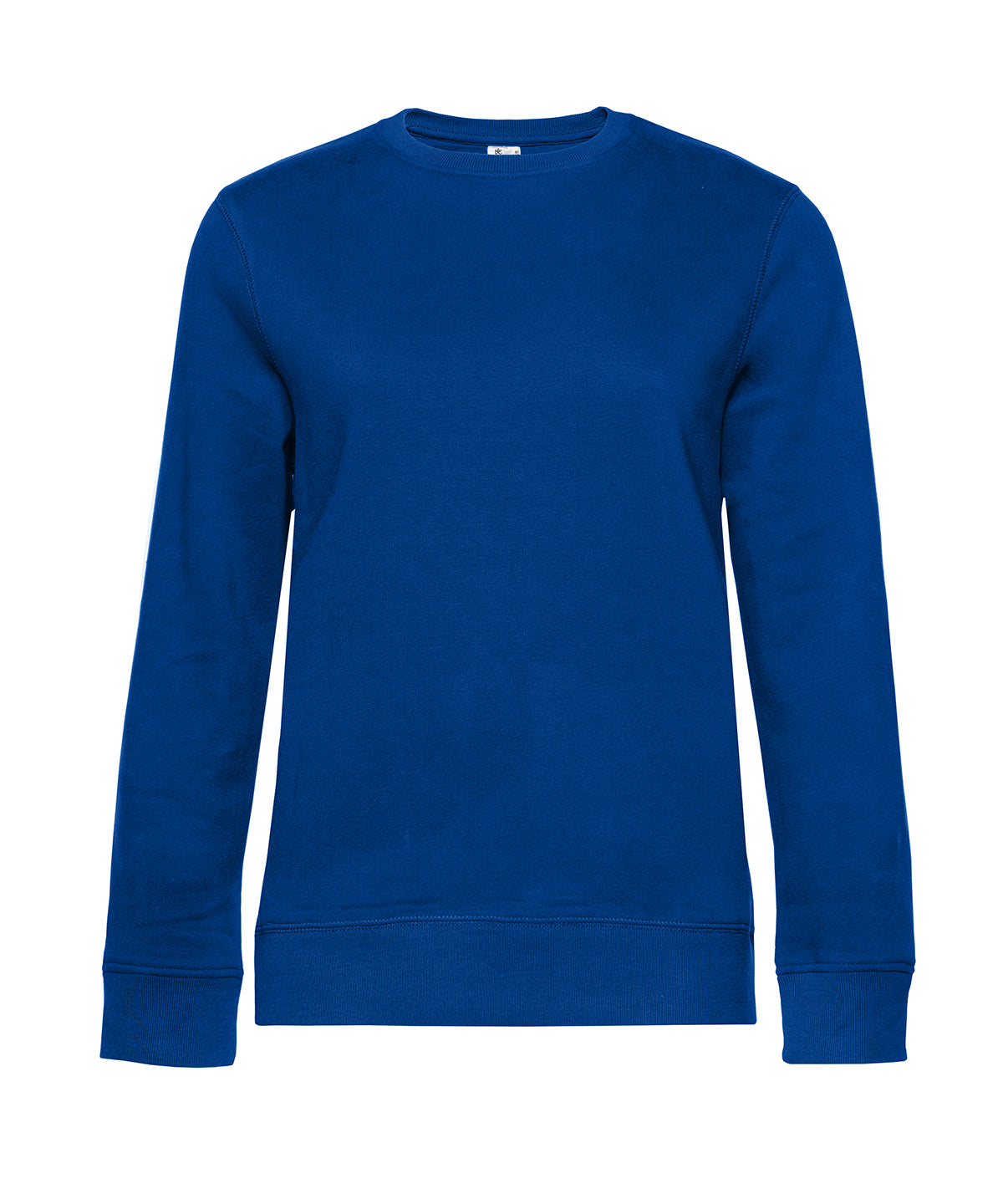 B&C Collection Queen crew neck sweatshirt B010F in royal blue
