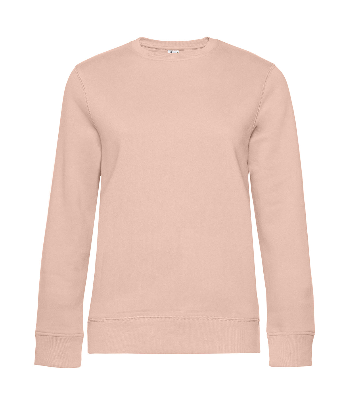 B&C Collection Queen crew neck sweatshirt B010F in soft rose