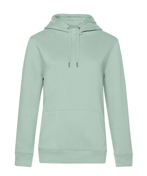 B&C Collection Queen hooded sweatshirt B011F in aqua green