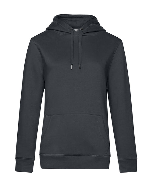 B&C Collection Queen hooded sweatshirt B011F in asphalt