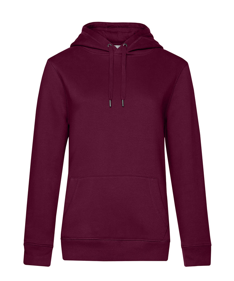 B&C Collection Queen hooded sweatshirt B011F in dark cherry