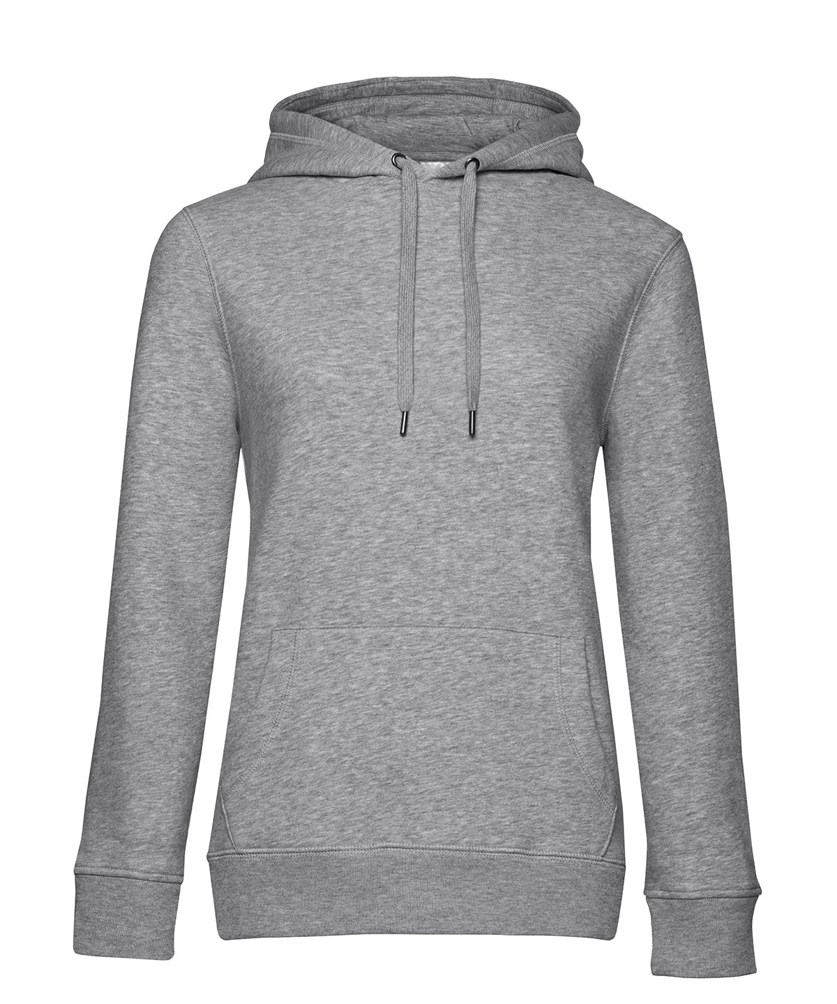 B&C Collection Queen hooded sweatshirt B011F in heather grey