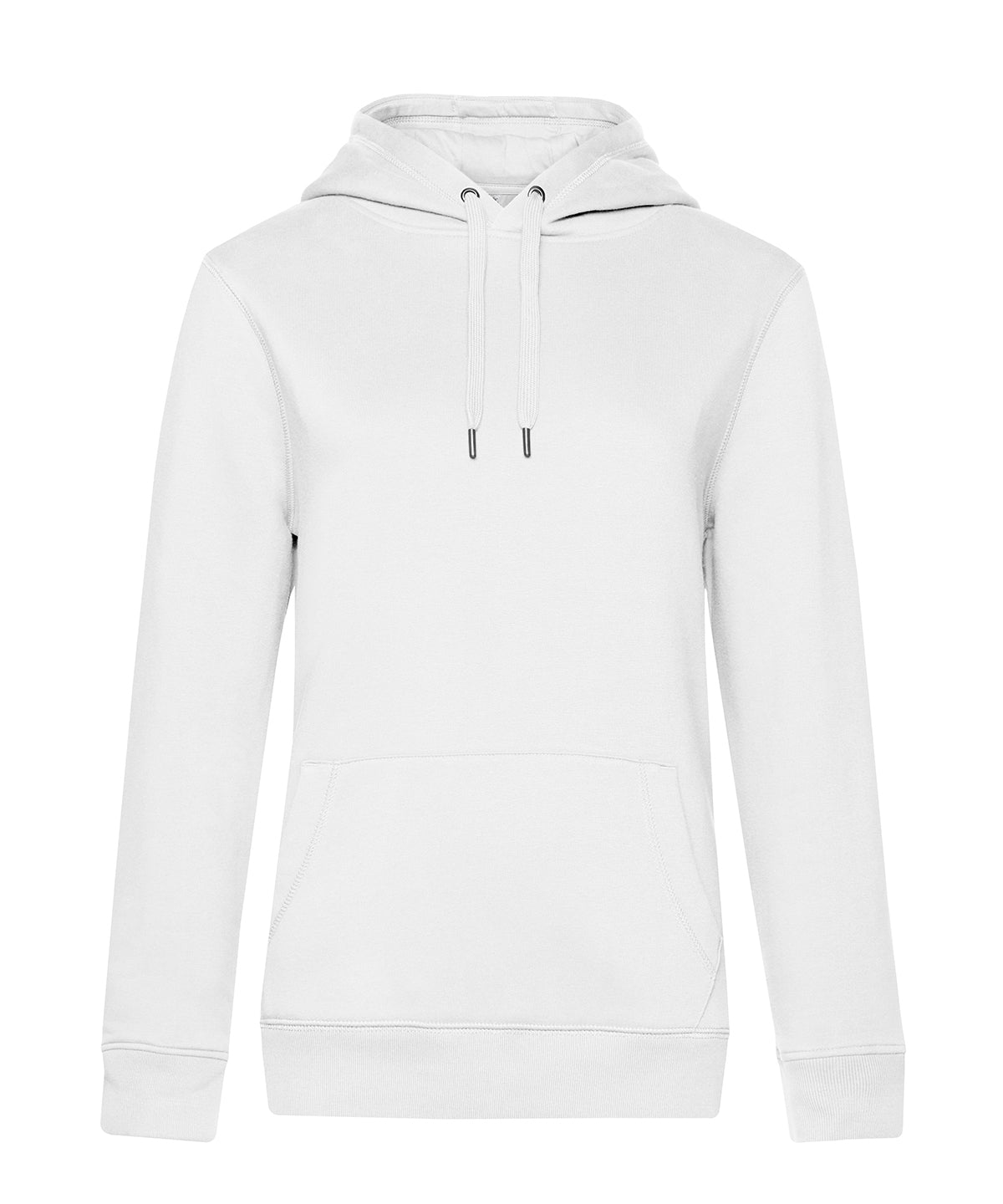 B&C Collection Queen hooded sweatshirt B011F in white
