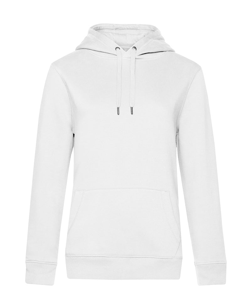 B&C Collection Queen hooded sweatshirt B011F in white
