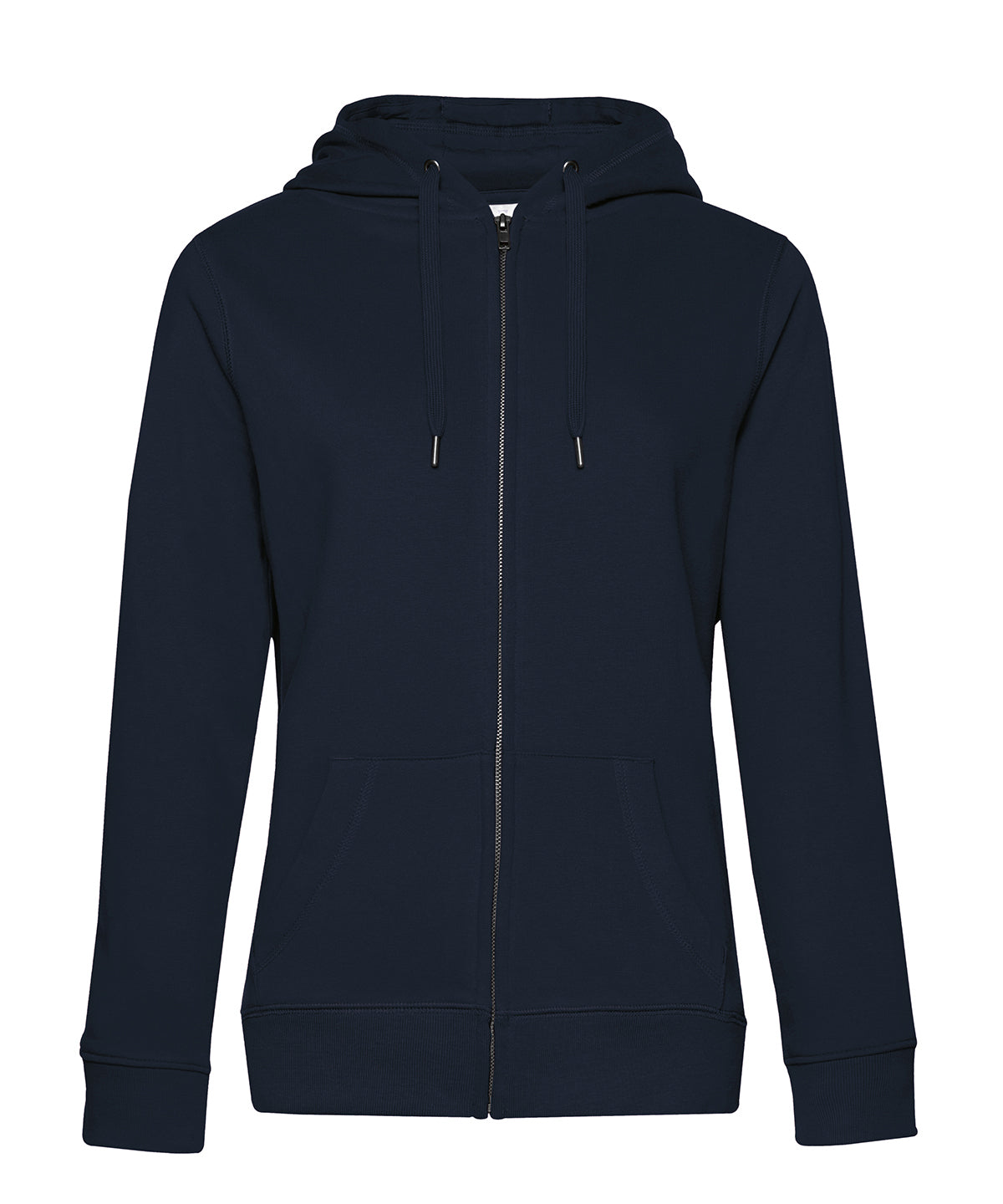 B&C Collection Queen zipped hoodie B012F in navy