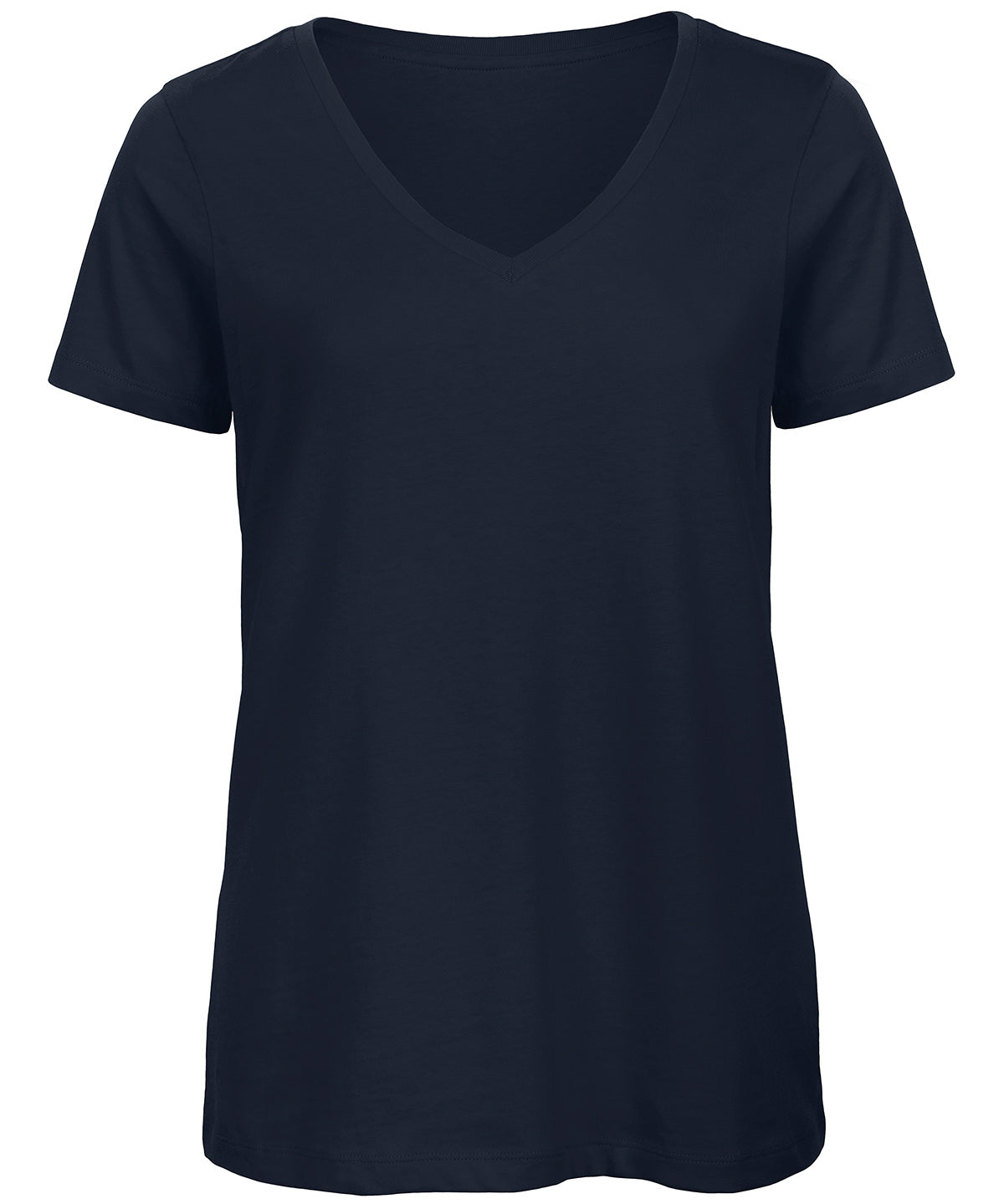 B&C Collection Inspire V-neck women's t-shirt B119F in navy