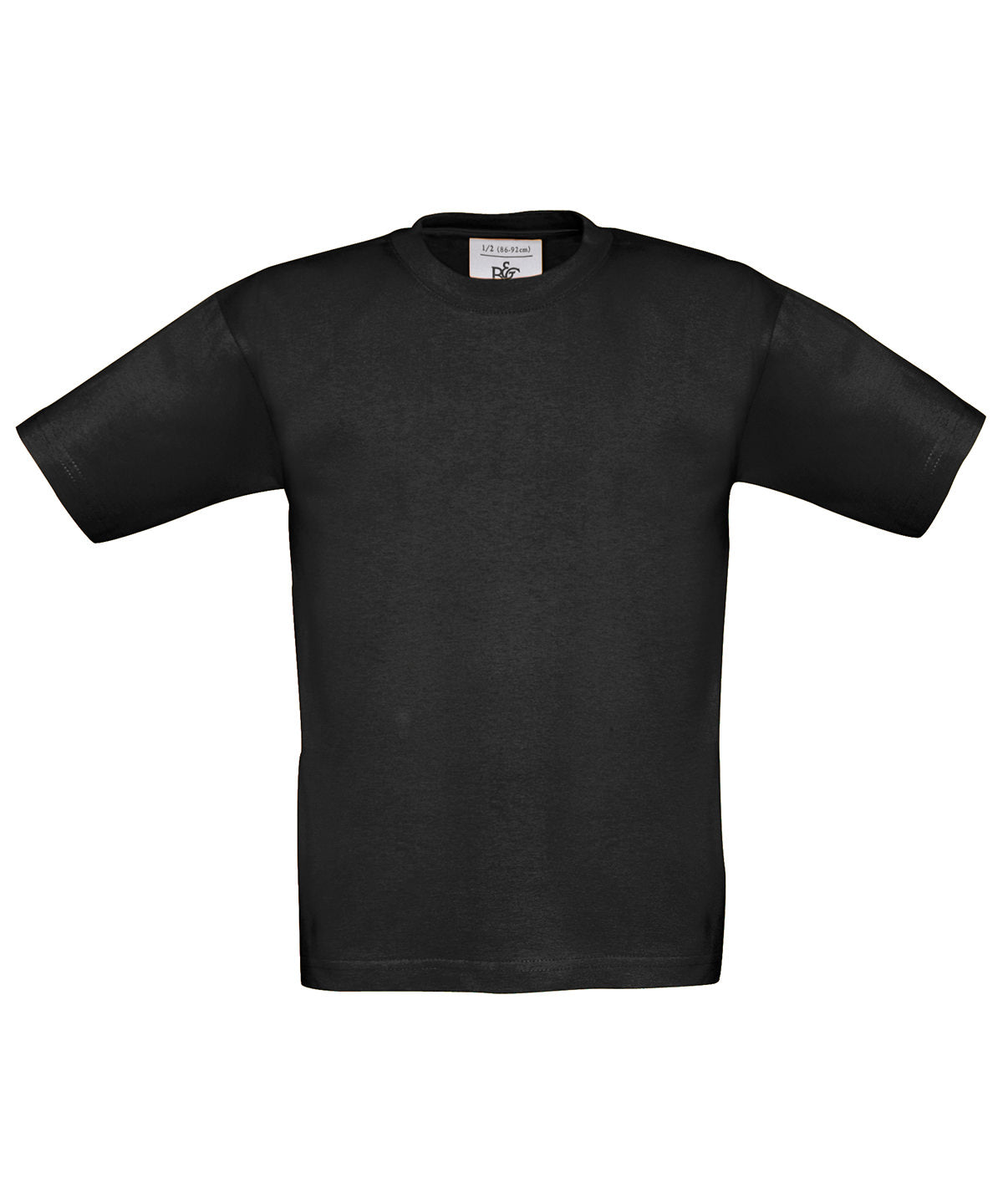 B&C Collection Exact 190 kids' t-shirt B190B in black