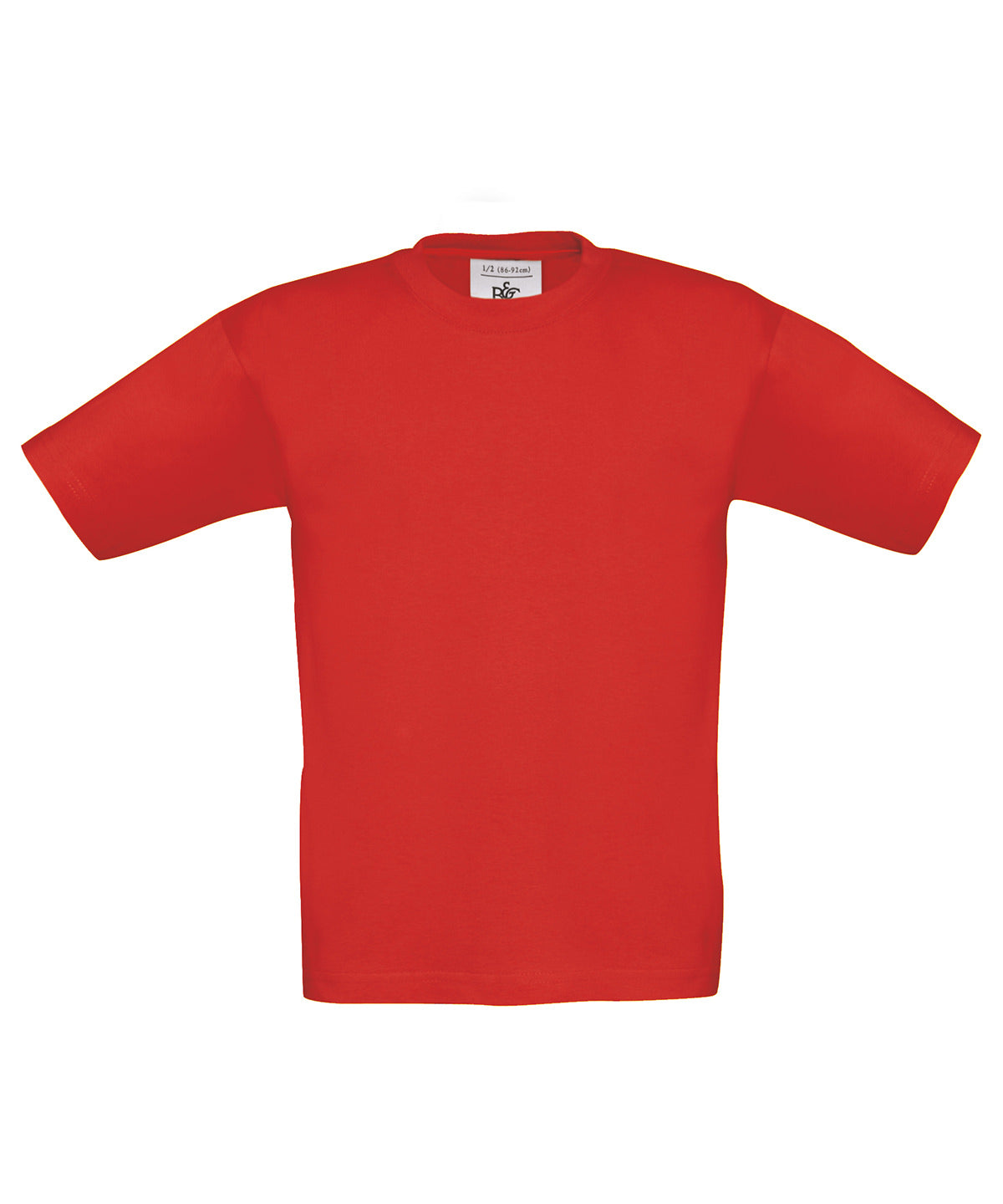 B&C Collection Exact 190 kids' t-shirt B190B in red